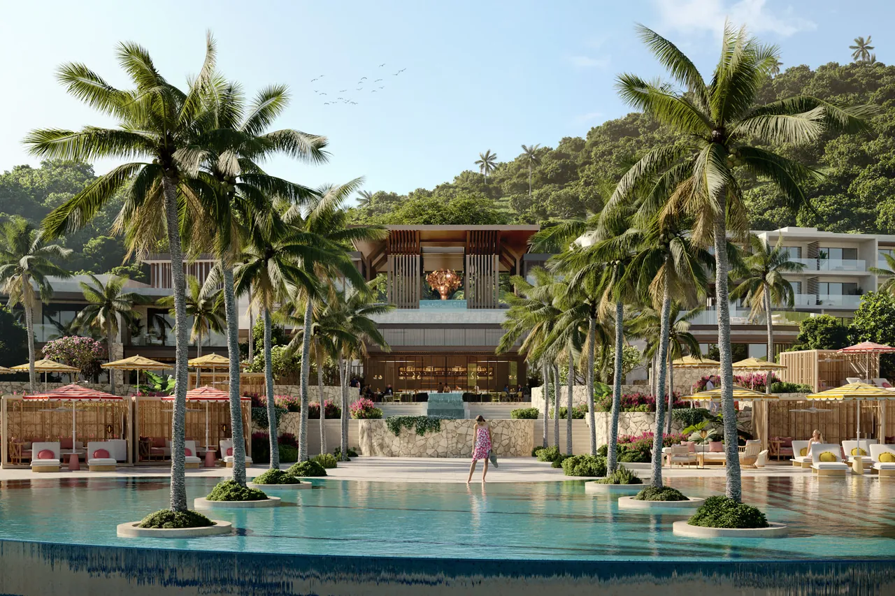 A pool at The Setai