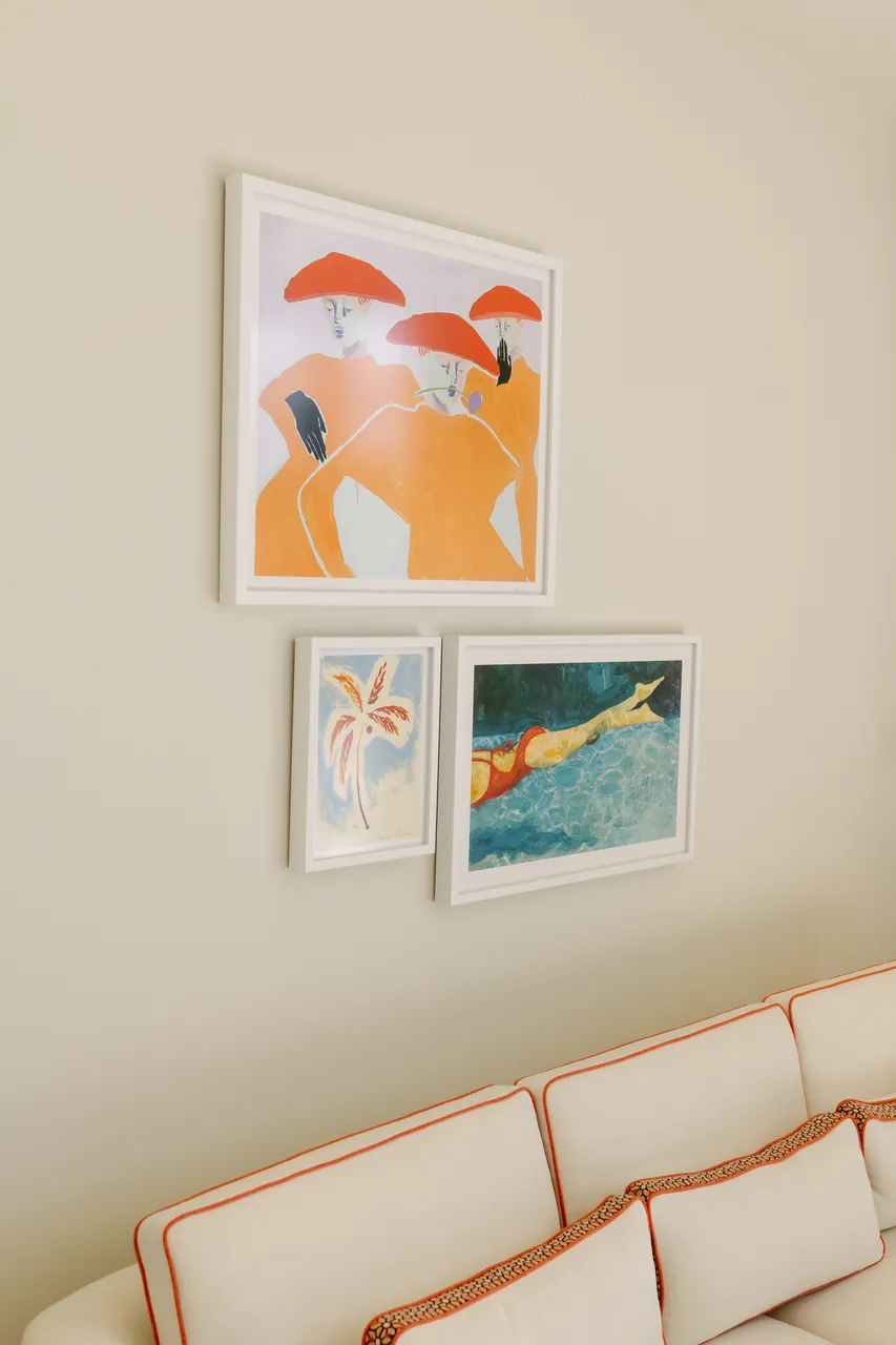An interior styling detail in a residence at The Setai, St. Maarten